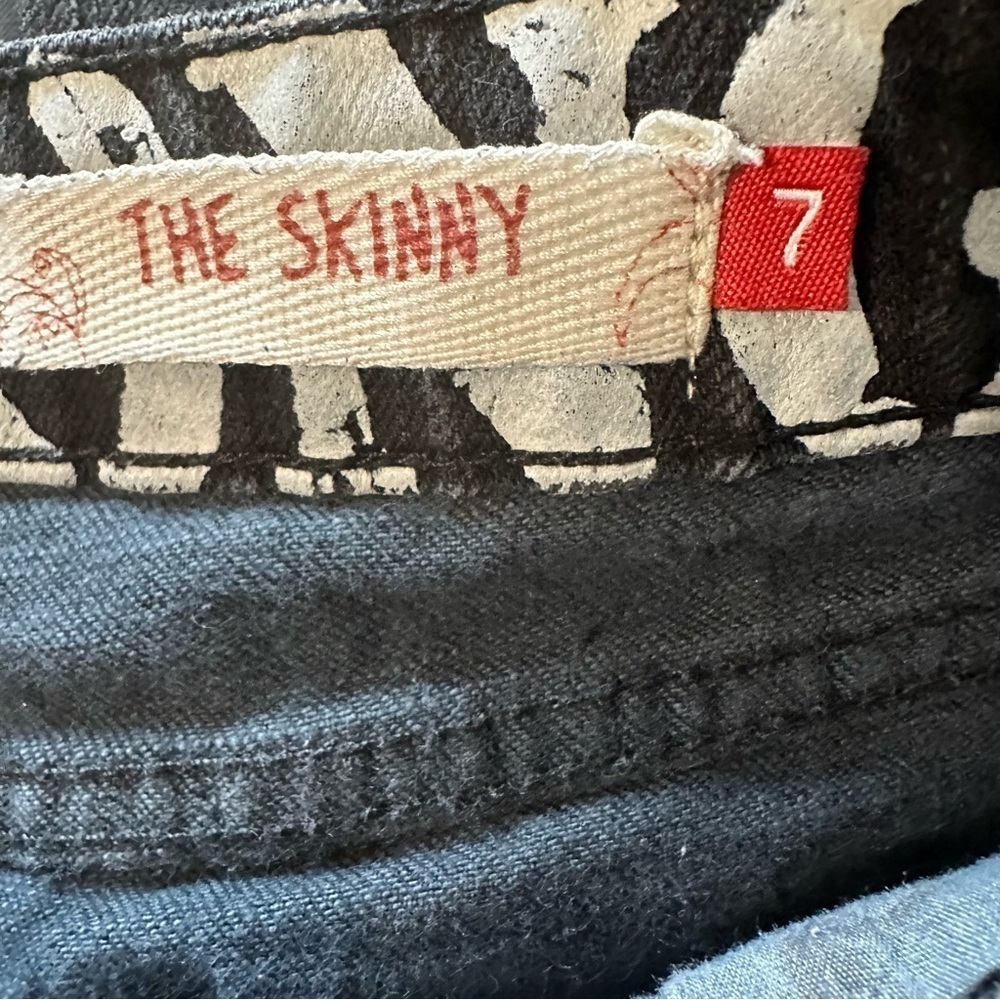 Billabong women's size 7 skinny black jeans - Picture 3 of 4
